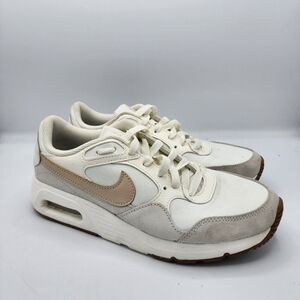 Nike White and Tan Sneakers